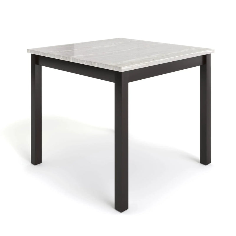 Leon - Bar Table And 4 Bar Stools - Espresso / White by HouseOfZazla