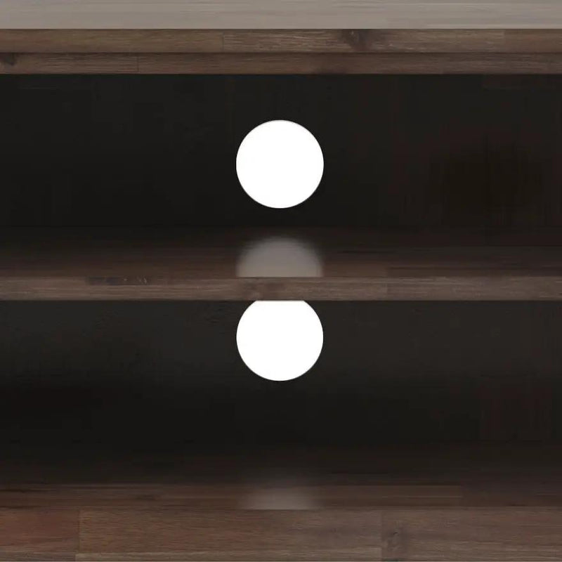 Lowry - TV Media Stand - Rustic Natural Aged Brown by HouseOfZazla