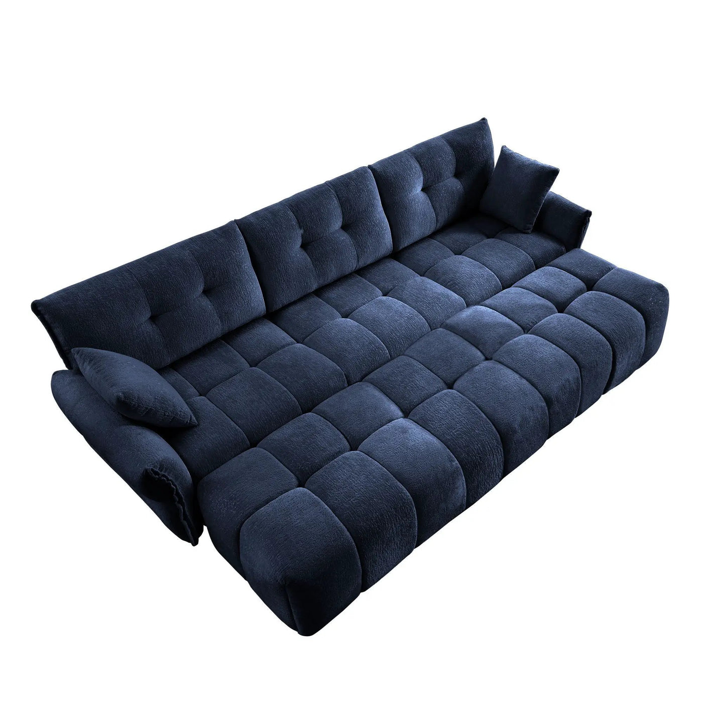 Sofa Set With Ottoman And Pillows, Textured, High Resilience Cushions by Unique Piece Furniture