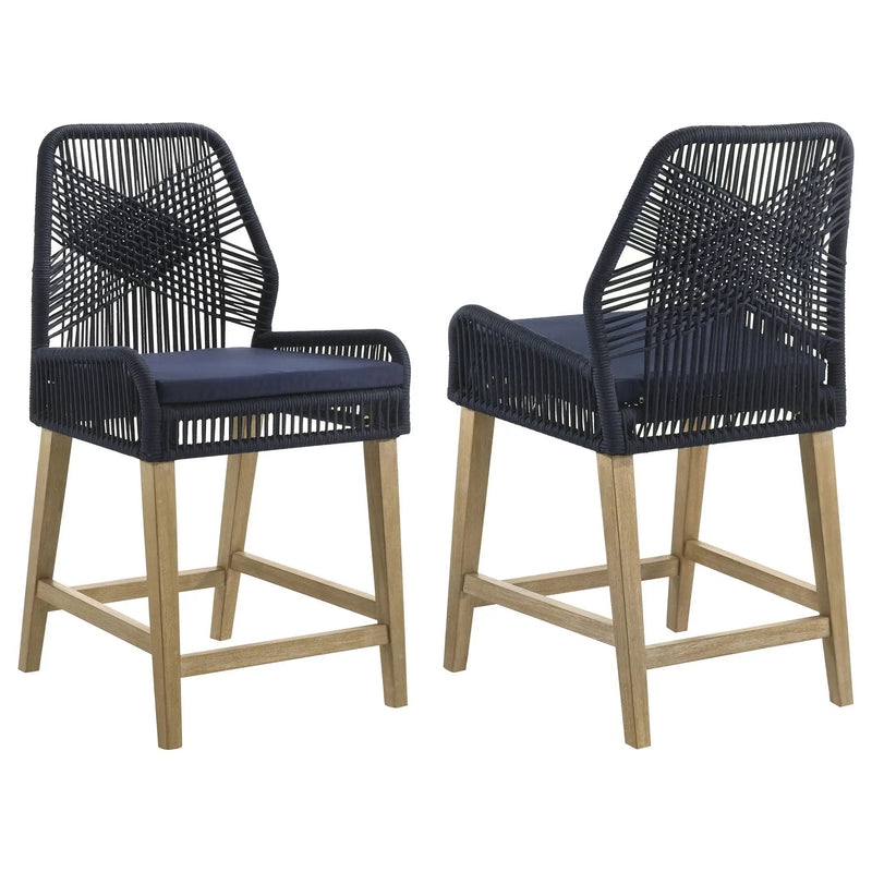 Stefan - Counter Height Stools (Set of 2) - Blue by HouseOfZazla