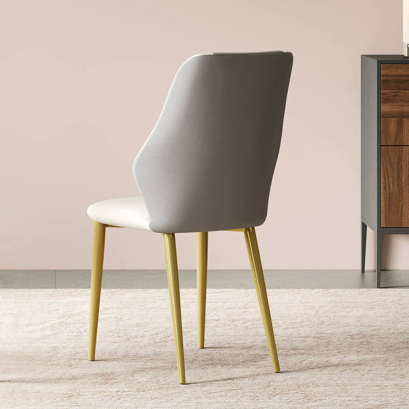 Dining Chairs (Set of 2) - Beige / Gray by Unique Piece Furniture