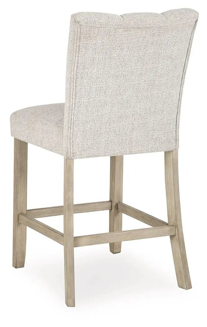 Larawyn - Upholstered Barstool (Set of 2) - Bisque by Unique Piece Furniture