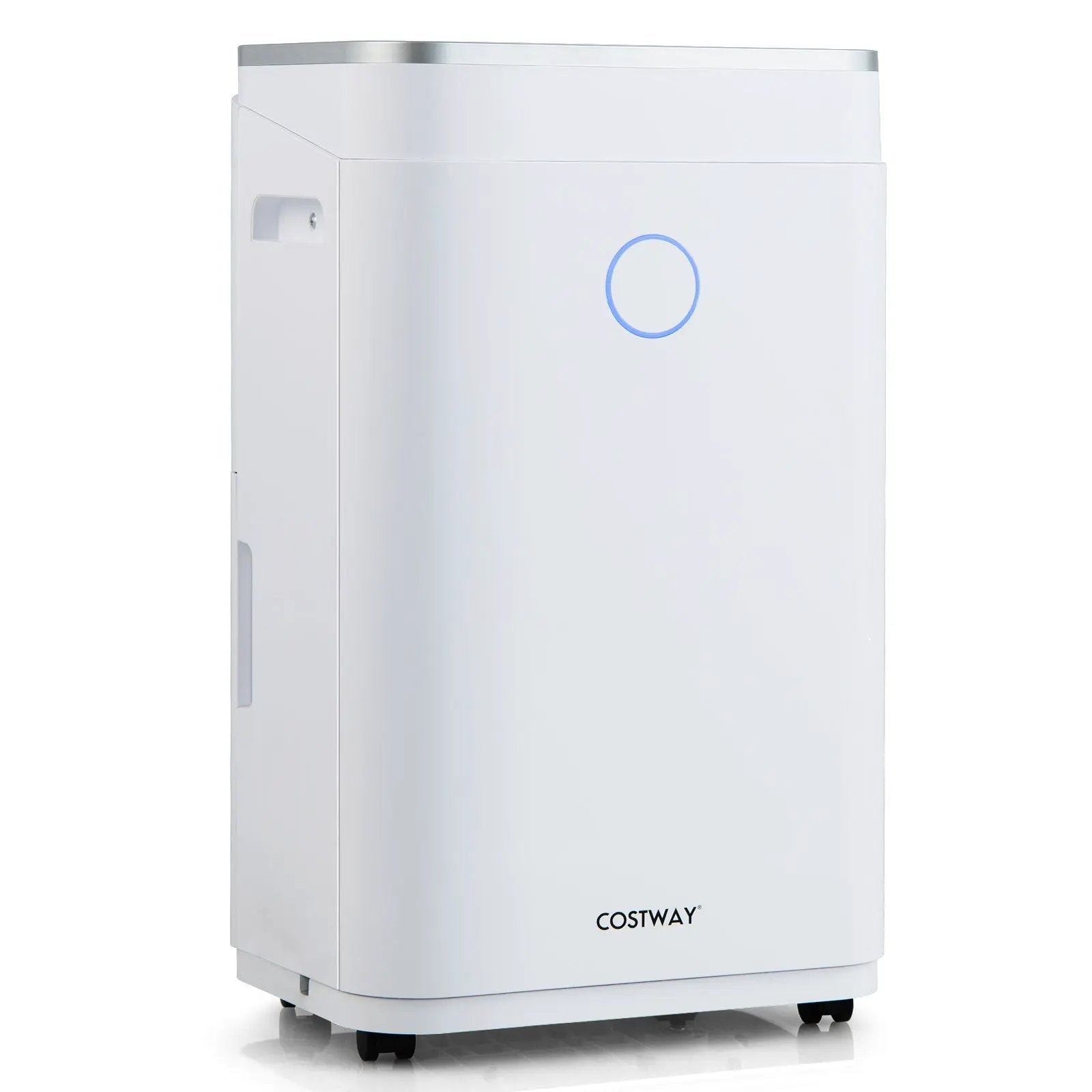60-Pint Dehumidifier for Home and Basements 4000 Sq. Ft with 3-Color Digital Display-White by DirectDeals