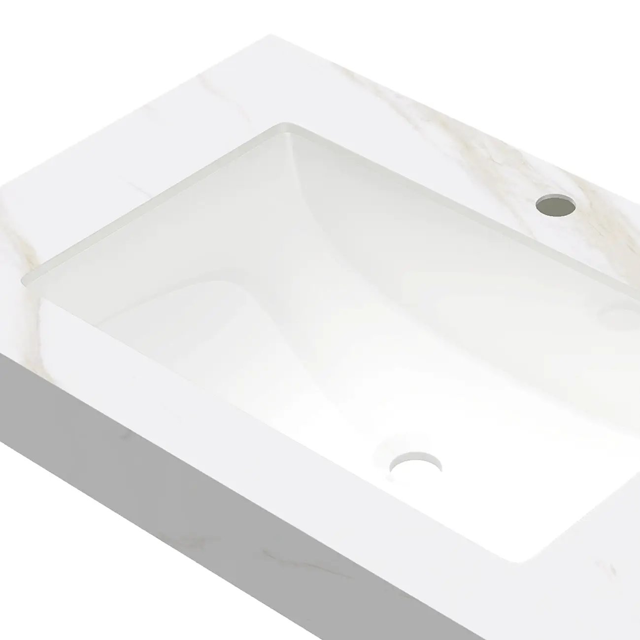 30" Calacatta Bathroom Vanity by HouseOfZazla