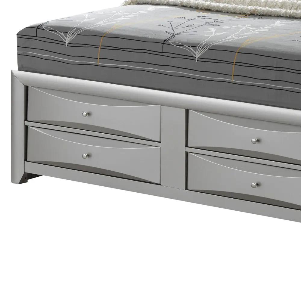 Modern Design Storage Bed With Bookcase Headboard by Unique Piece Furniture