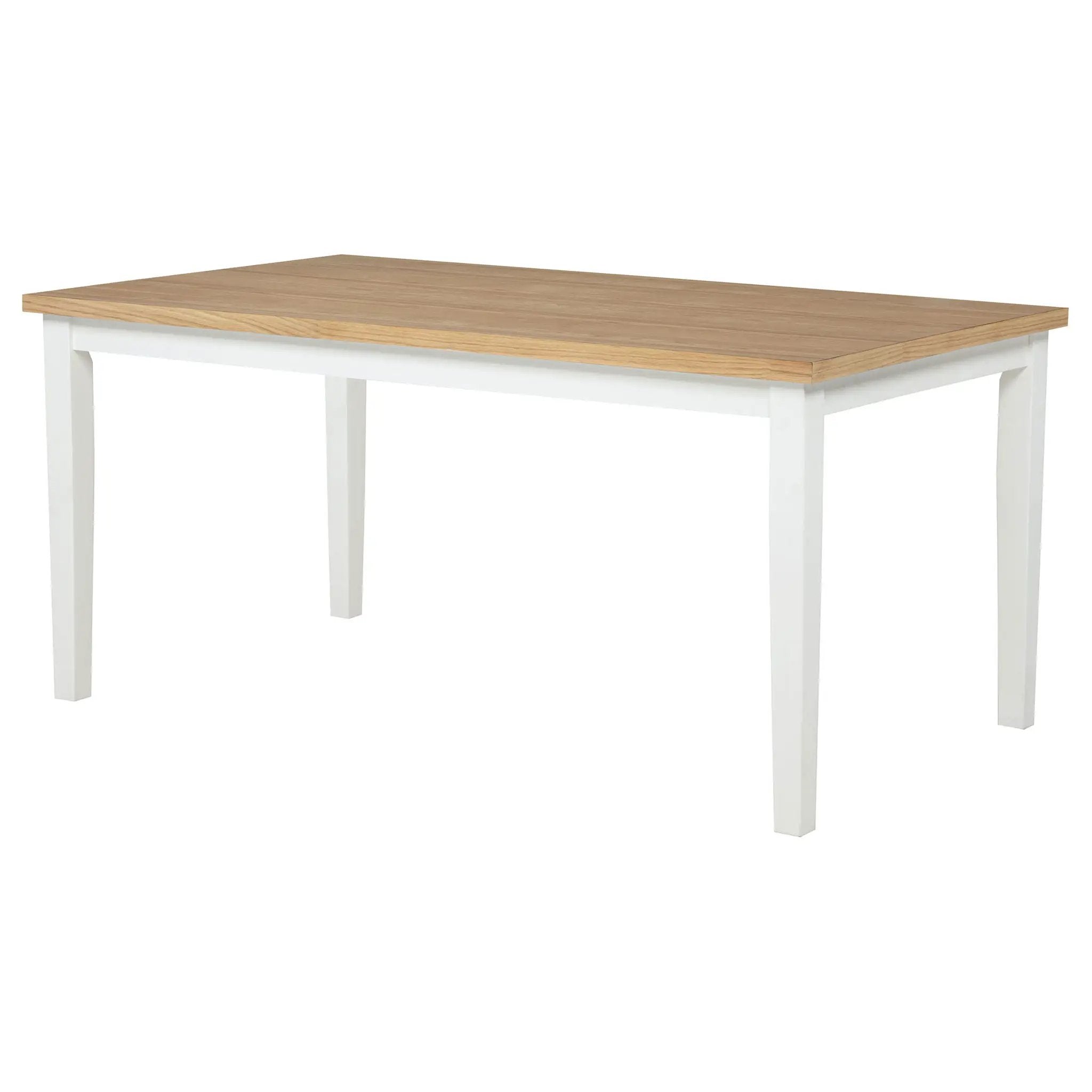 Andrews 66-inch Rectangular Dining Table Light Ash and White by Unique Piece Furniture