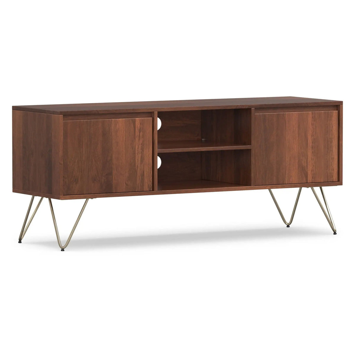 Hunter - TV Media Stand - Umber Brown Stain, photo 5 of 7