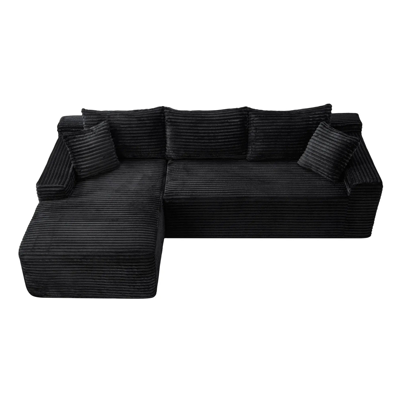 94.5" Cloud Modular Sectional Sofa Couch with L-Shape Chaise by HouseOfZazla