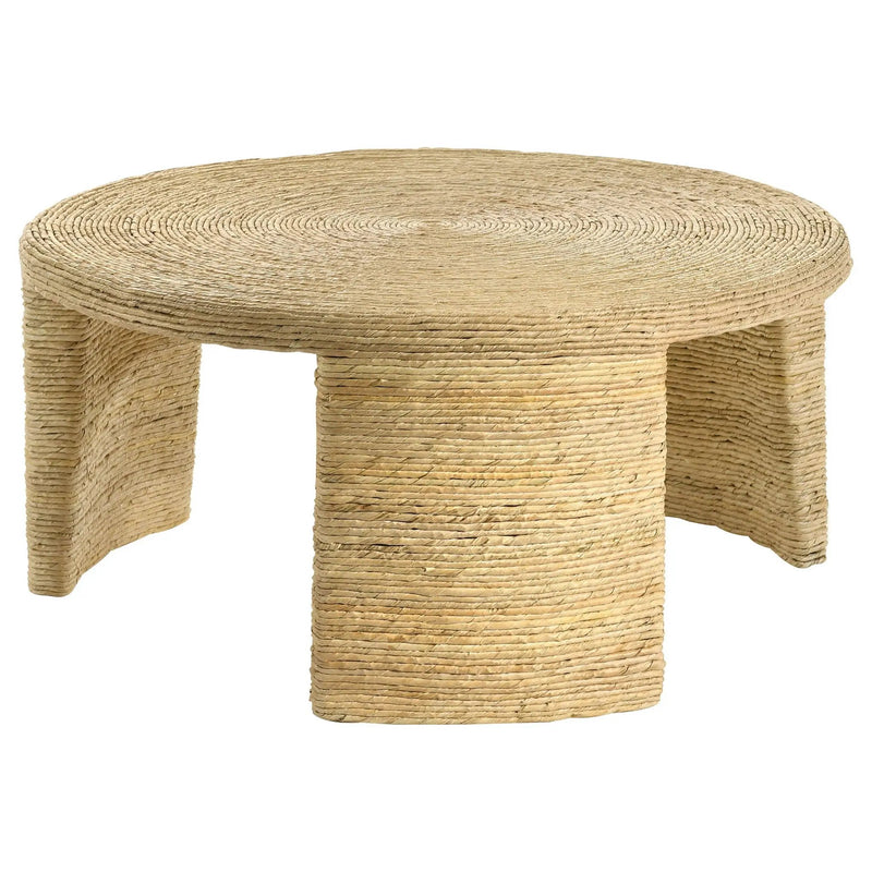 Artina 3-piece Rattan Coffee and End Table Set Natural by Unique Piece Furniture