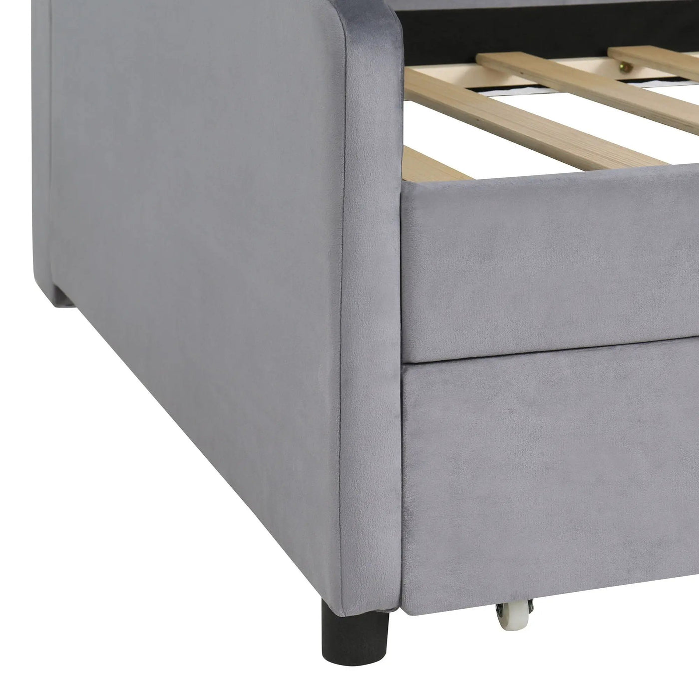 Luxurious Upholstered Platform Bed With Storage Drawers by HouseOfZazla