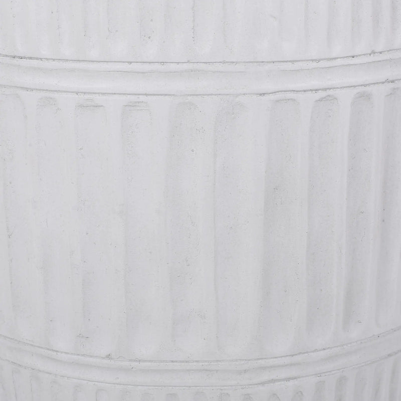 Outdoor Patio End Table - Antique White by HouseOfZazla
