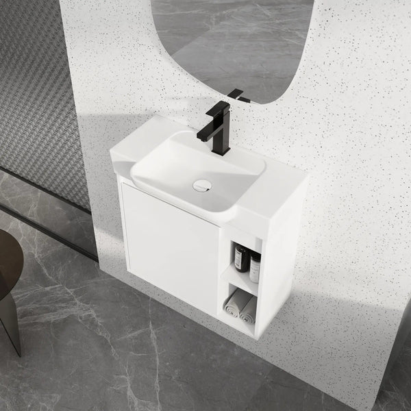 24'' Wall-Mounted Bathroom Vanity