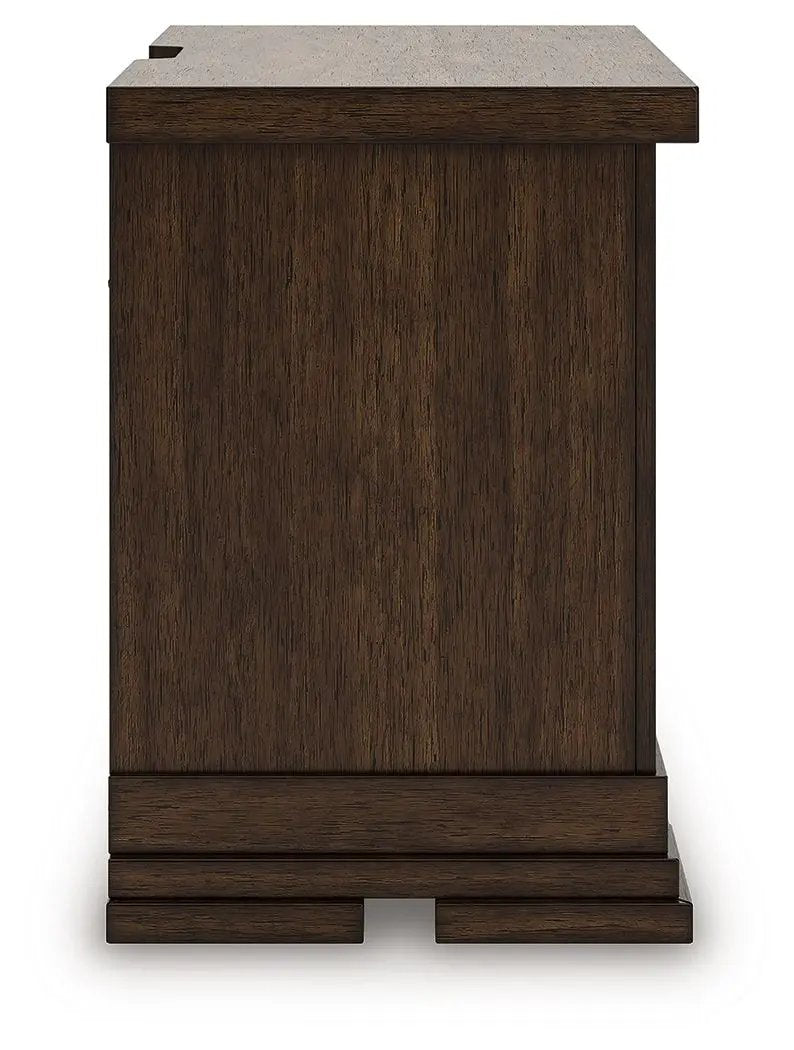Taffenbrook - Three Drawer Night Stand - Medium Brown by Unique Piece Furniture