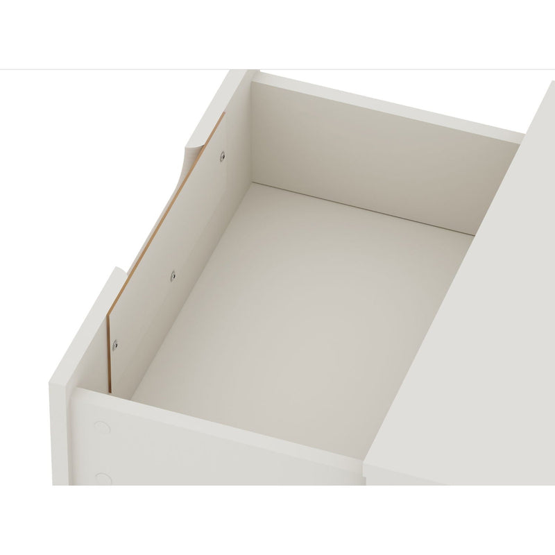 Rockefeller - Nightstand With 2 Drawers - Off White by HouseOfZazla