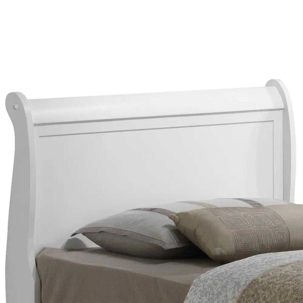 Sleigh Bed With Low Footboard by Unique Piece Furniture