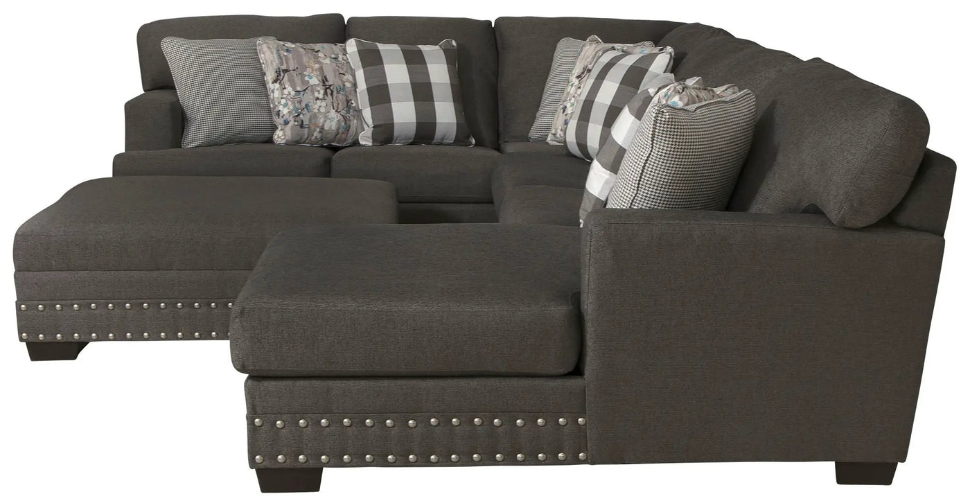 Crawford - Sectional With Cocktail Ottoman by Unique Piece Furniture