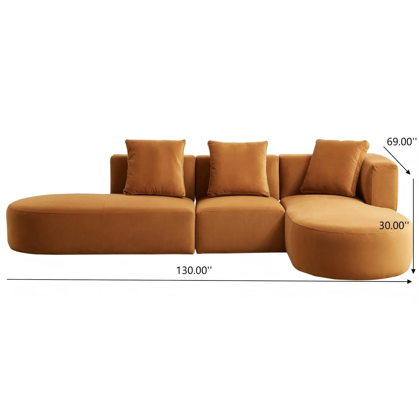 Orby - Stylish Sectional Sofa by HouseOfZazla