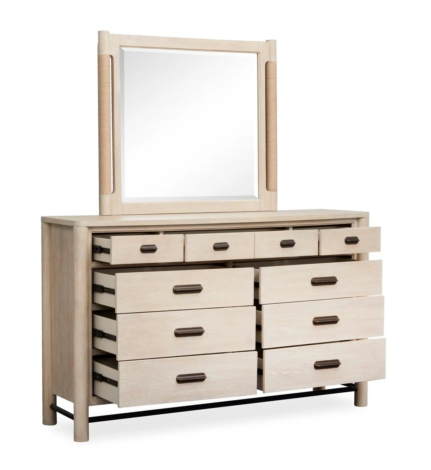 Sunset Cove - Drawer Dresser With Metal Stretchers by Unique Piece Furniture