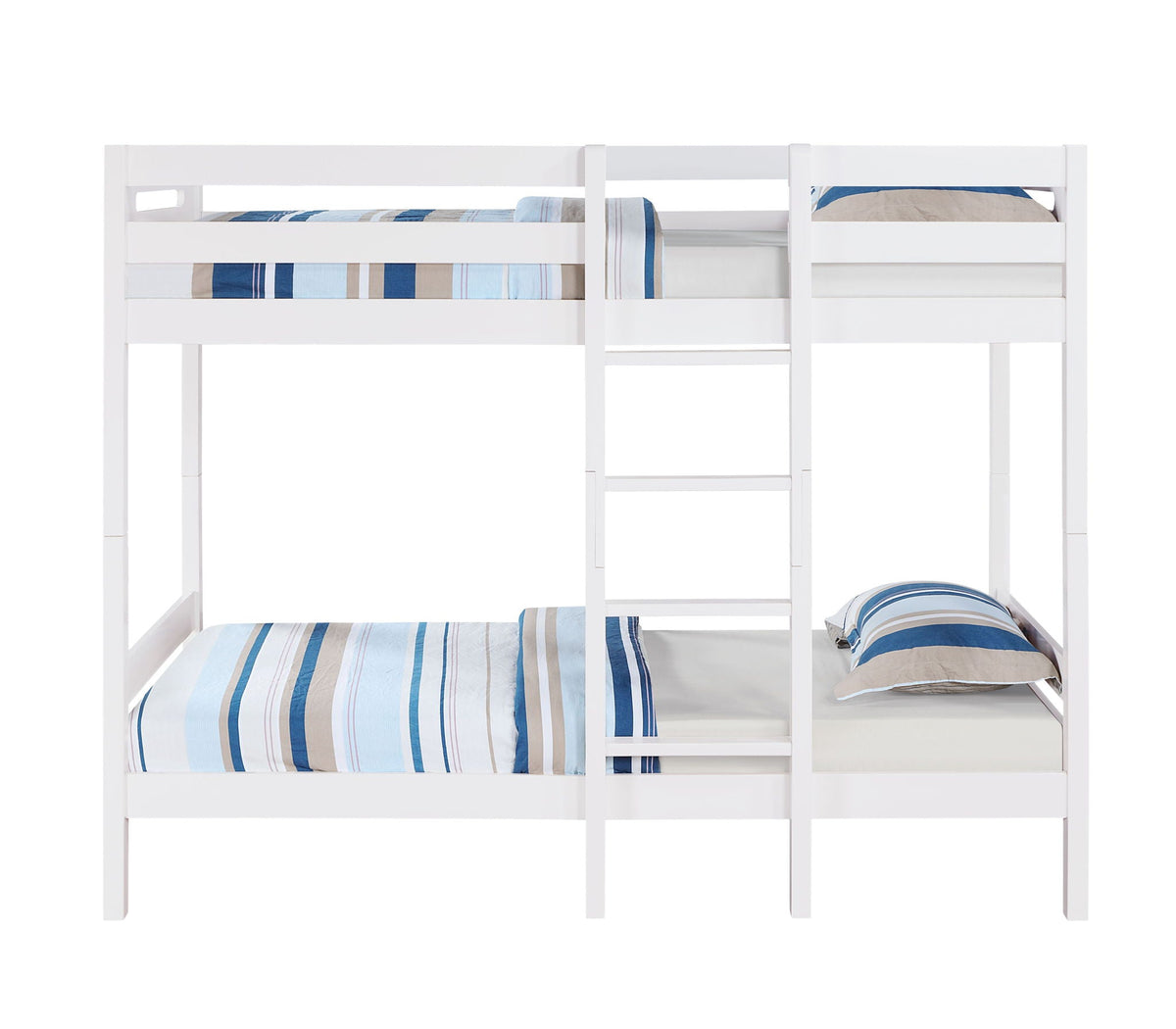 Esin - Twin Twin Bunk Bed - White, photo 2 of 4