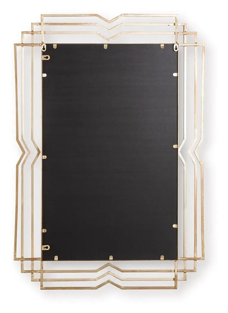 Claybrook - Accent Mirror - Gold Finish by Unique Piece Furniture