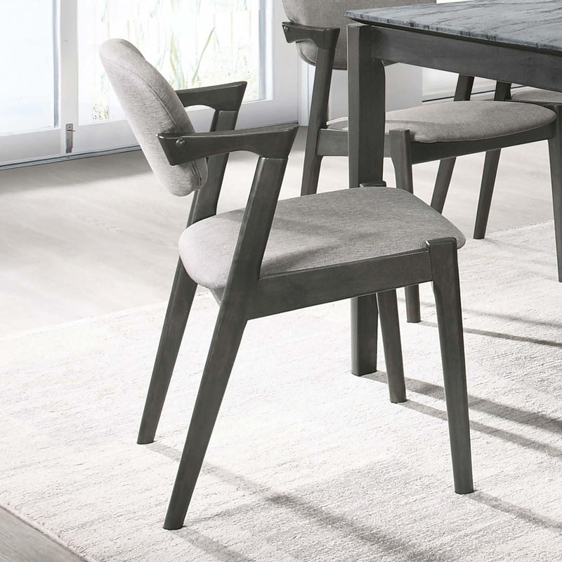 Modern Dining Chair And Zigzag Arm Design (Set of 2) by HouseOfZazla