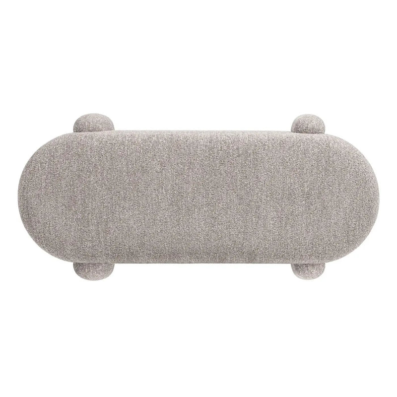 Hugo - Oval Fully Upholstered Storage Bench by Unique Piece Furniture