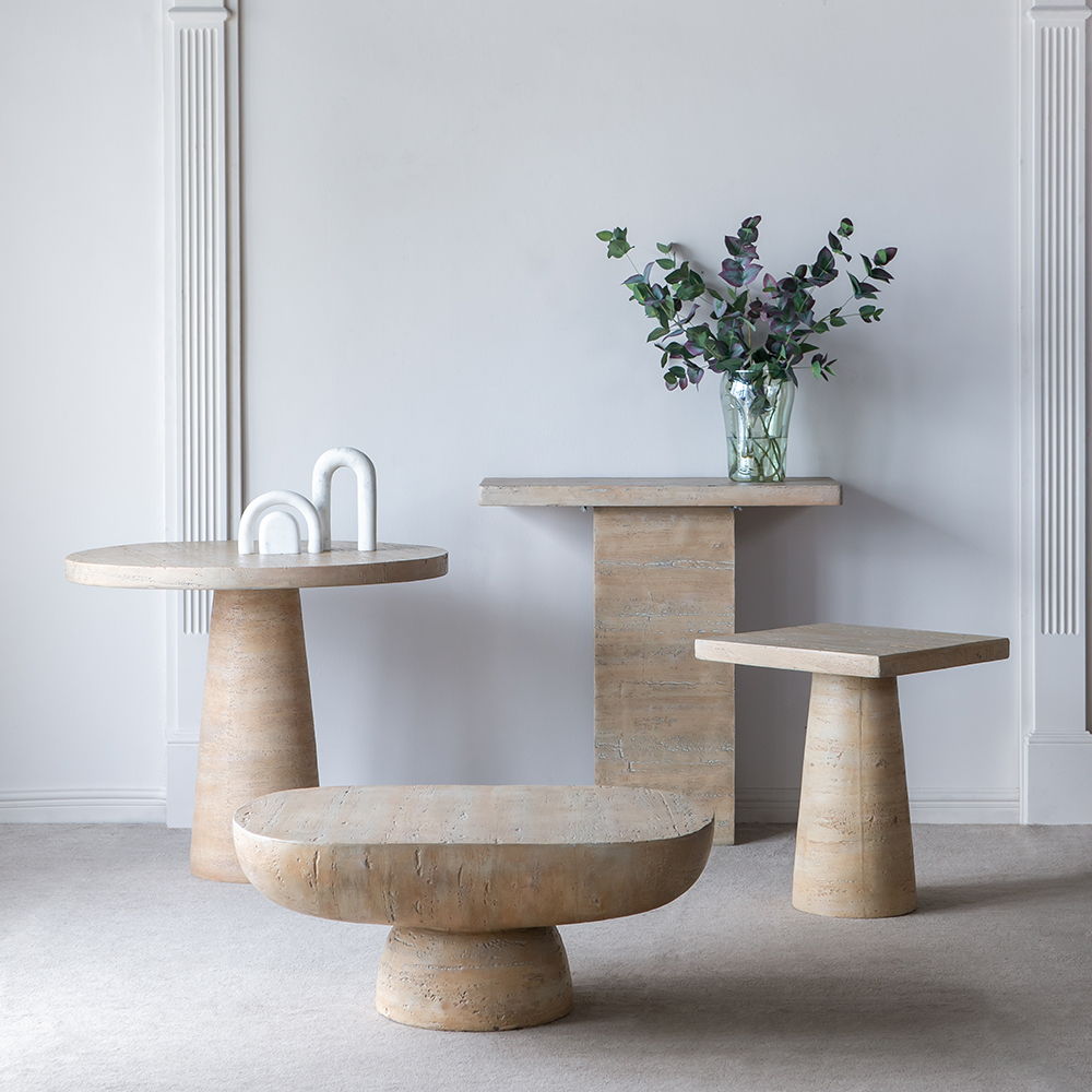 Round Dining Table With Pedestal Base by HouseOfZazla