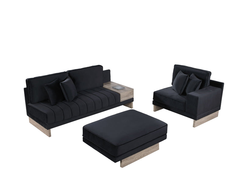 Reversible Sectional Sofa with Storage Compartment and Charging Outlets - Memphis, photo 3 of 8