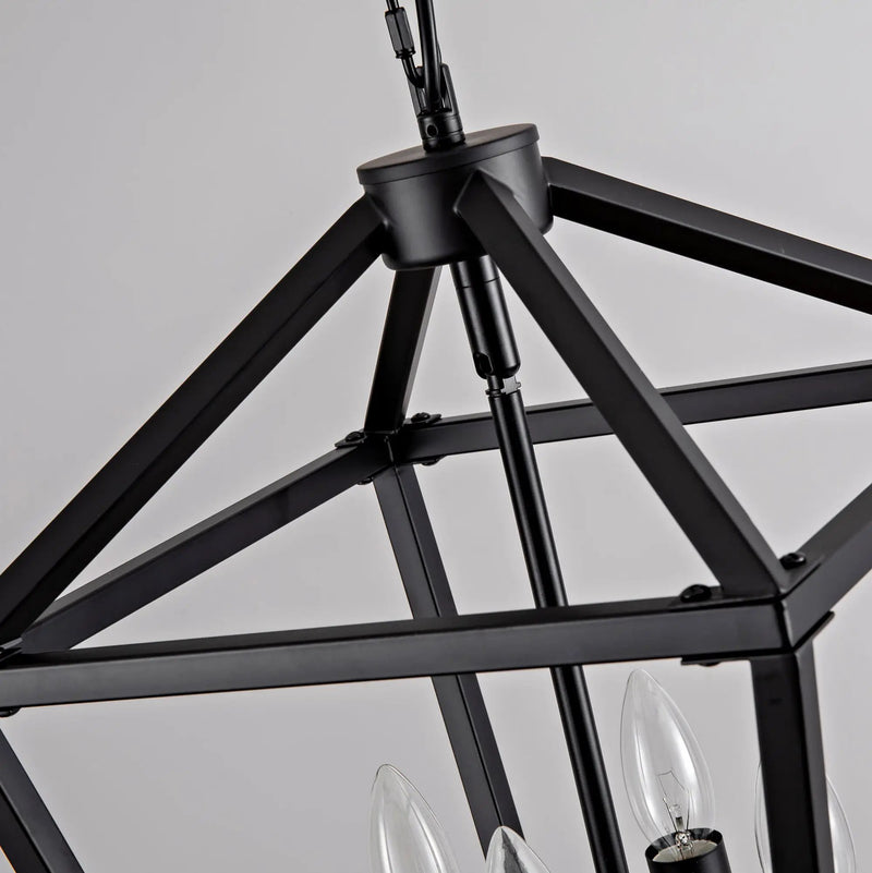 Farmhouse Lantern Chandelier 4-Light by HouseOfZazla