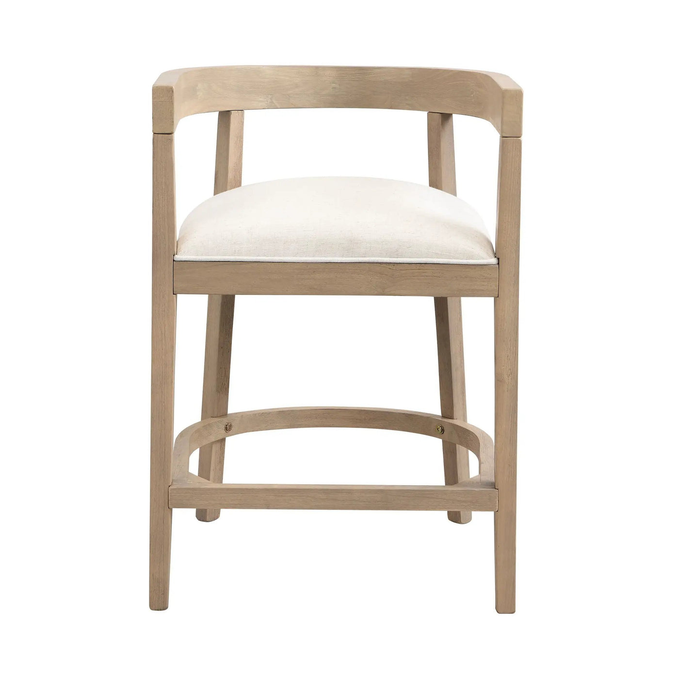 Modern Rubberwood Counter Stool Set With Upholstered Seats by HouseOfZazla