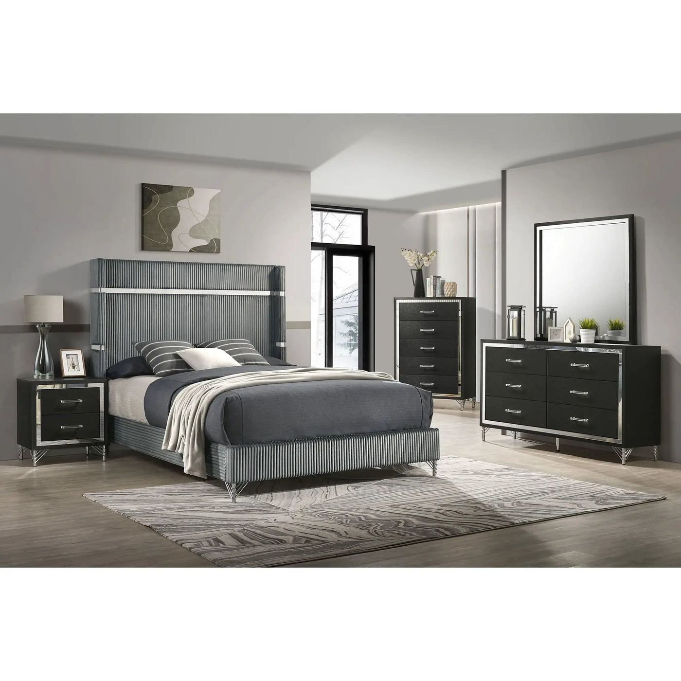 Malcolm - Wingback Bed by HouseOfZazla