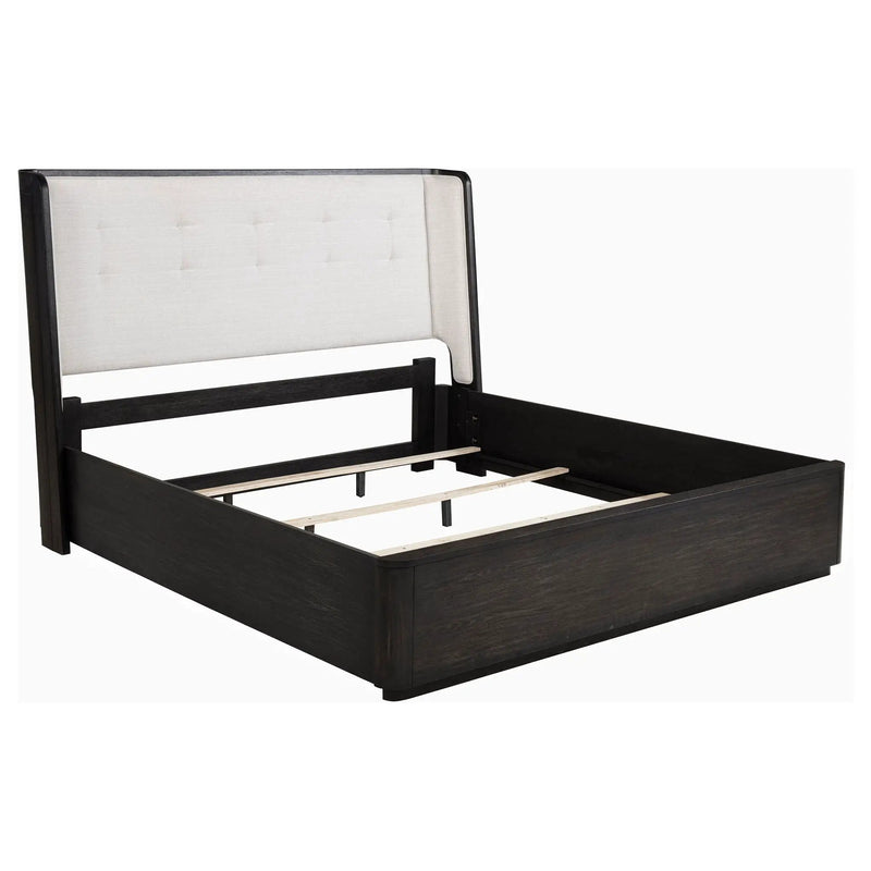 Leandro 5-piece California King Bedroom Set Burnished Black by Unique Piece Furniture