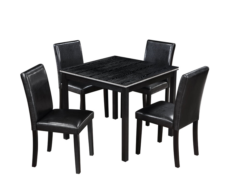 5 Piece Wooden Dining Table Set by BLAKHOM