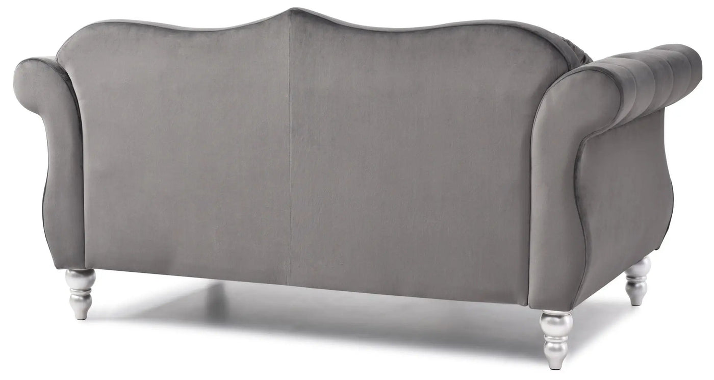 Stylish Flared Arm Loveseat by HouseOfZazla