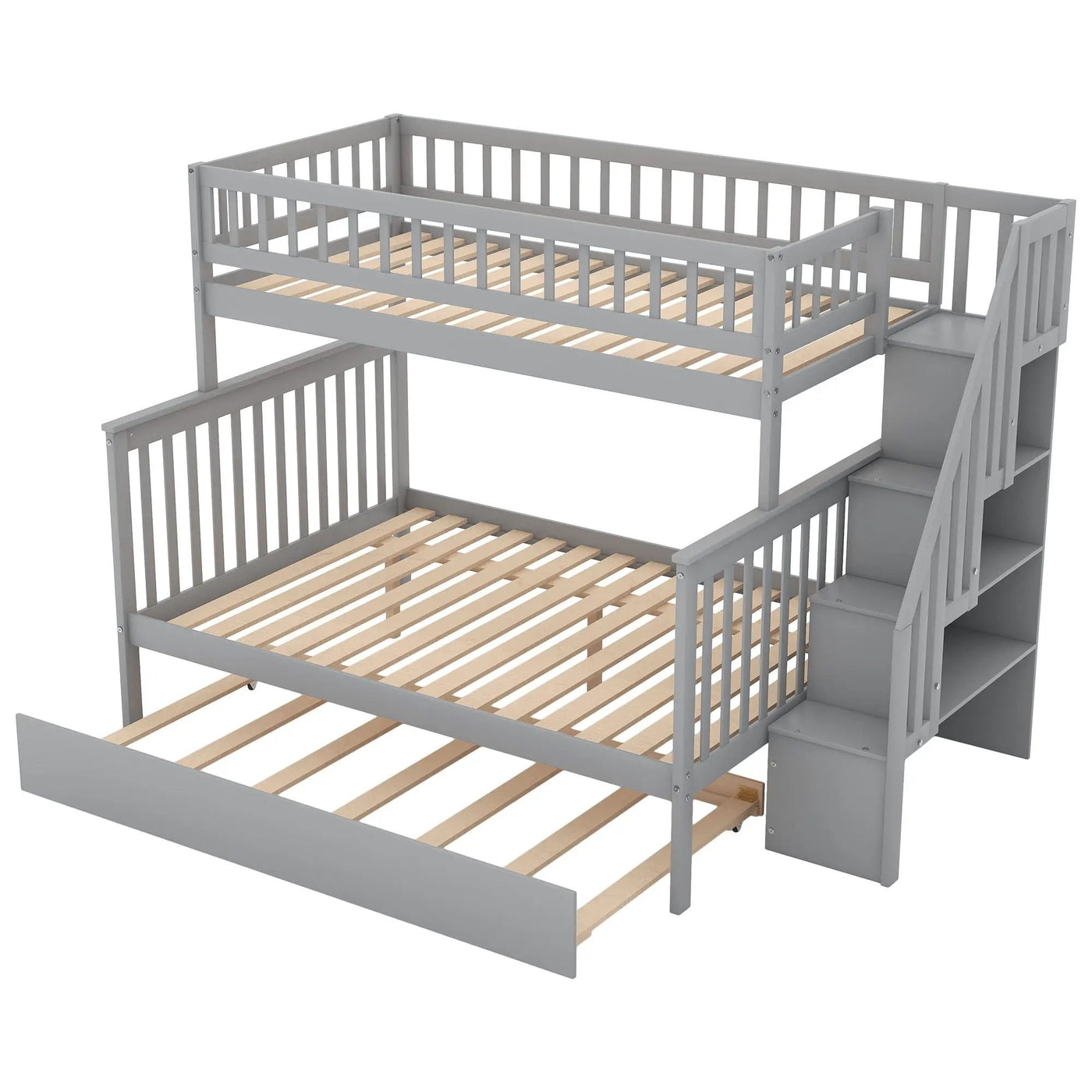 Bunk Bed With Staircase by HouseOfZazla