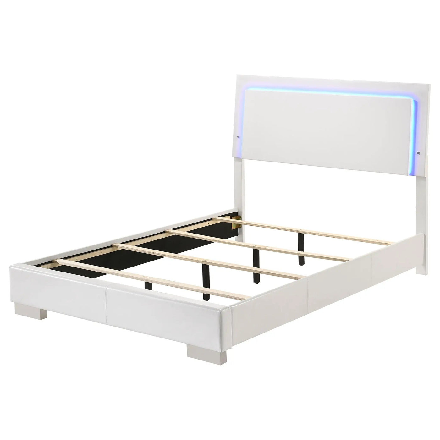 Felicity - LED Panel Bed With Built In Lighting by HouseOfZazla