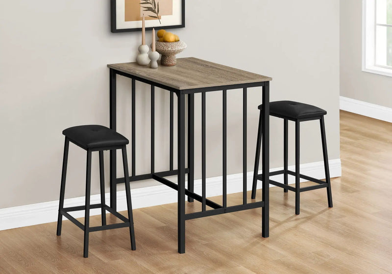 3 Piece Dining Set, Counter Height, Rectangular, Small, Contemporary & Modern by HouseOfZazla