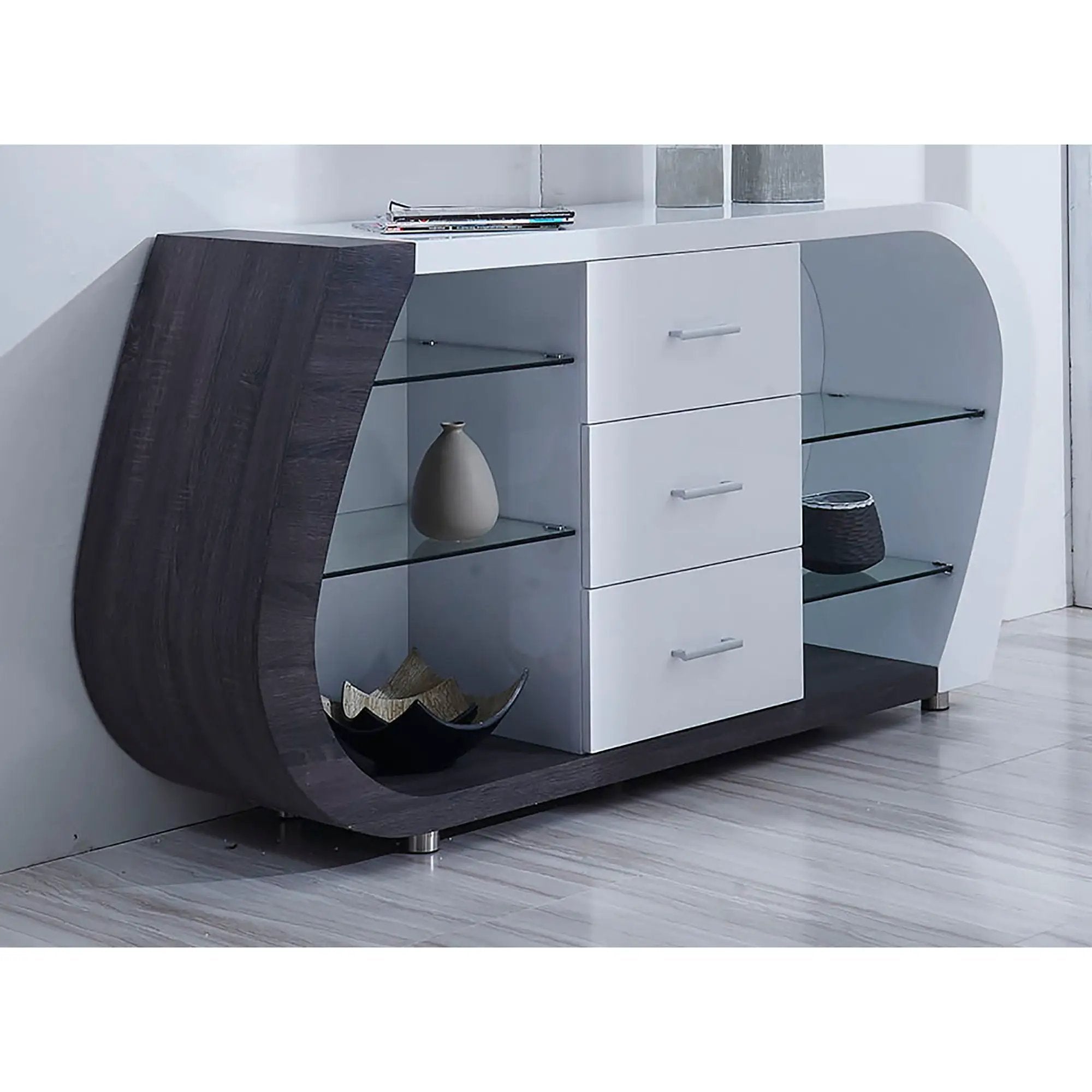 Anne - Buffet - White / Gray by Unique Piece Furniture