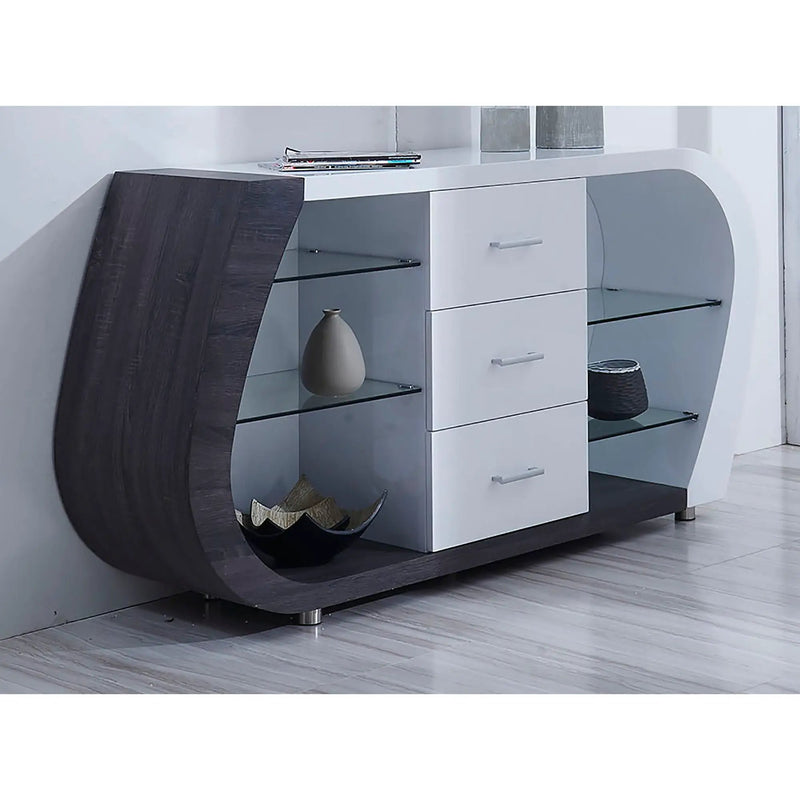 Anne - Buffet - White / Gray by Unique Piece Furniture