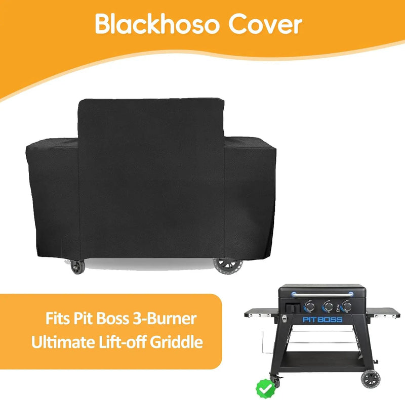 Grill Cover for Pit Boss 3-Burner Ultimate Lift-Off Griddle, Waterproof UV Resistant Pit Boss Cover, Outdoor Grill Accessories for PitBoss Sierra Griddle 3B Ultimate by GreenHaven Gardens