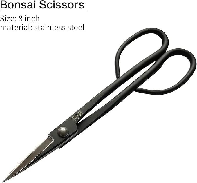5-Piece Bonsai Tool Set,Knob Cutter,Concave Cutter,Wire Cutter,Jin Pliers,Bonsai Scissors by GreenHaven Gardens