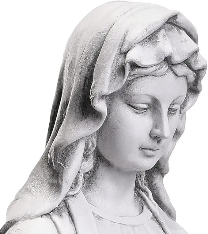 TOETOL Virgin Mary 29.9 Inch Outdoor Statue Religious Blessed Mother Garden Decor Statues Catholic Mother Mary Yard Patio Deck Home Entryway Hallway Sculpture by GreenHaven Gardens