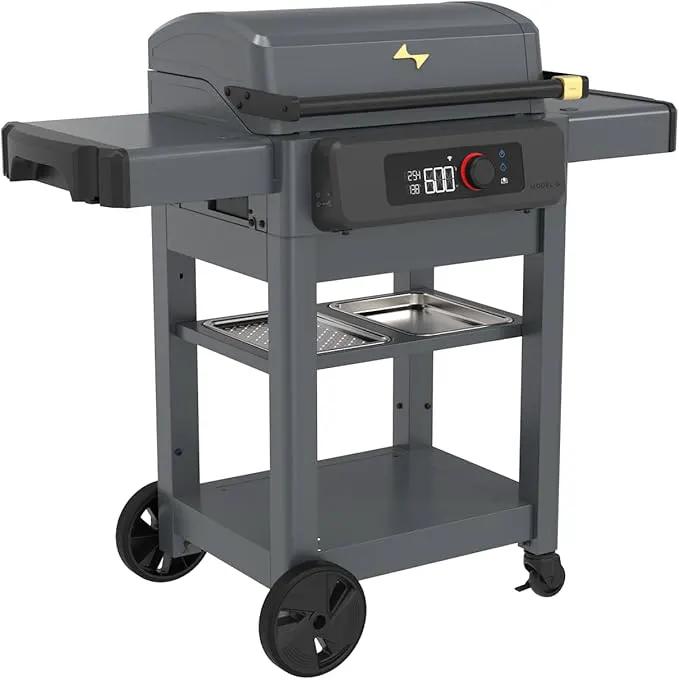 Current® Model G Griddle, Smart Electric Outdoor Flat Top BBQ Grill with 200°F to 600°F Range for Searing & Roasting, Digital Precision, Apartment-Friendly & Weather-Resistant by GreenHaven Gardens