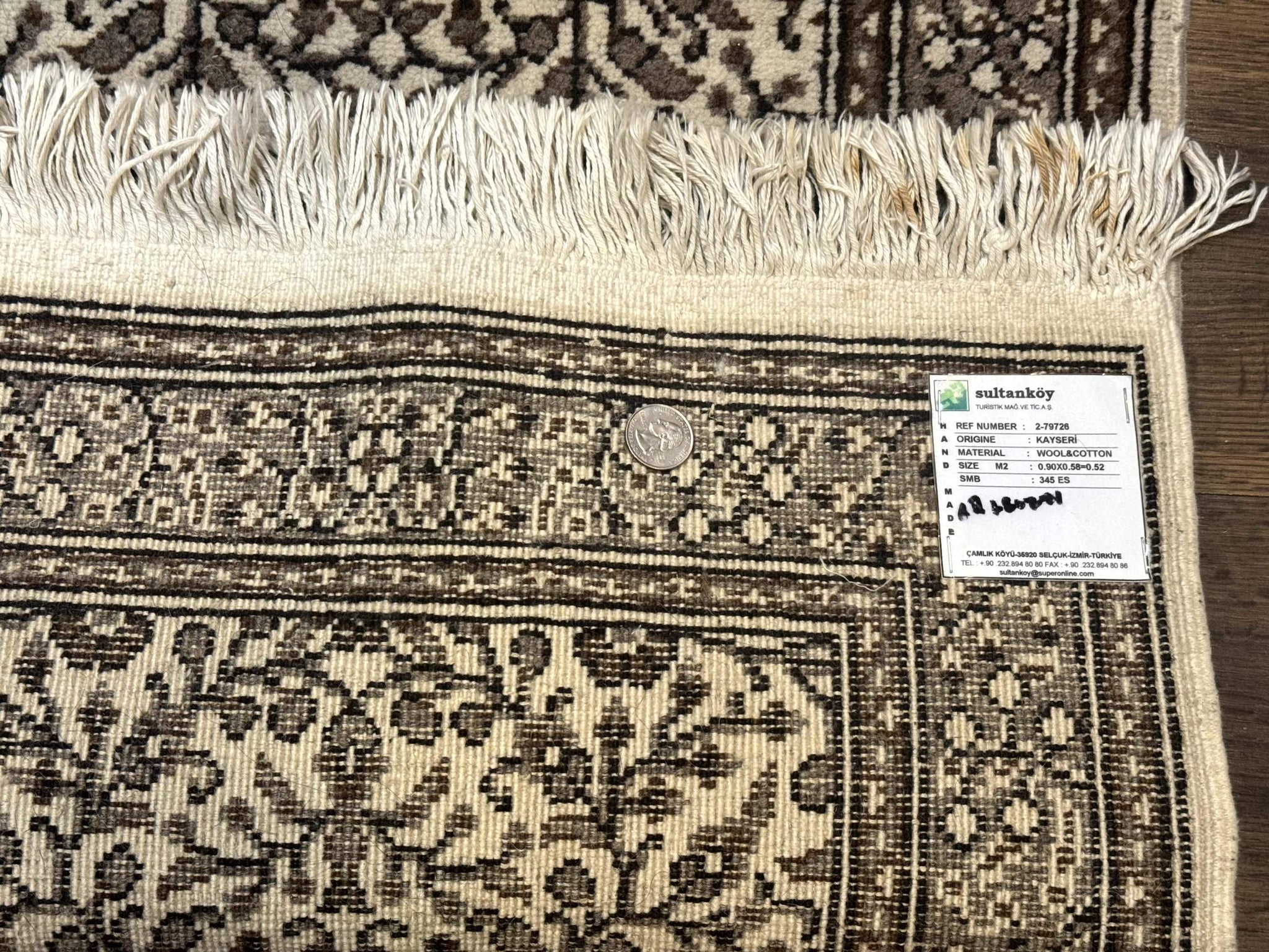 Small Turkish Kayseri Rug 2x3, Allover Pattern by Jewel Rugs