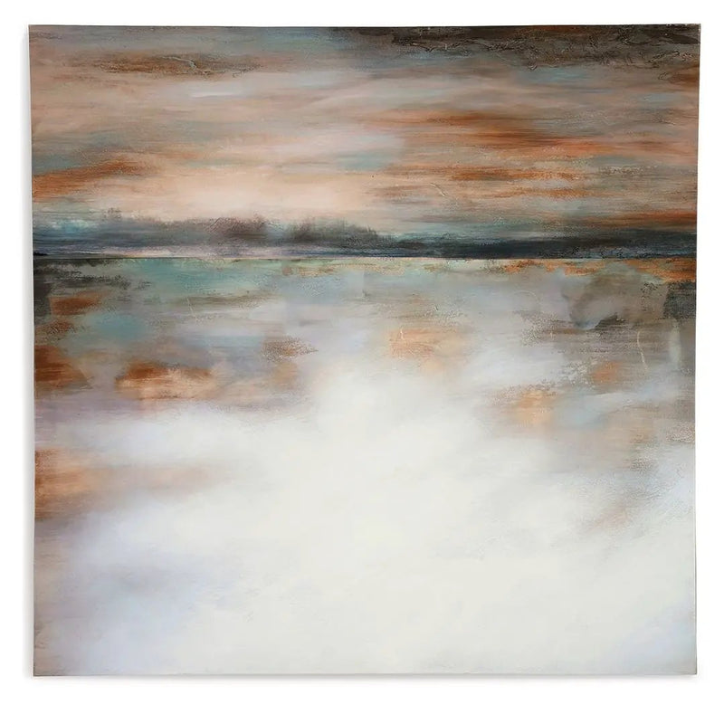 Weatheridge - Wall Art - Grey / Gold by Unique Piece Furniture