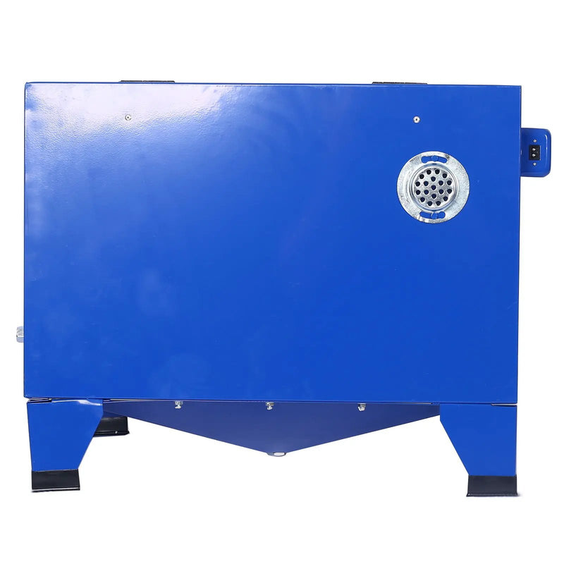 Bench Top Portable Sand Blaster Cabinet Kit 25 Gallon With 80 Psi Capacity - Blue by HouseOfZazla