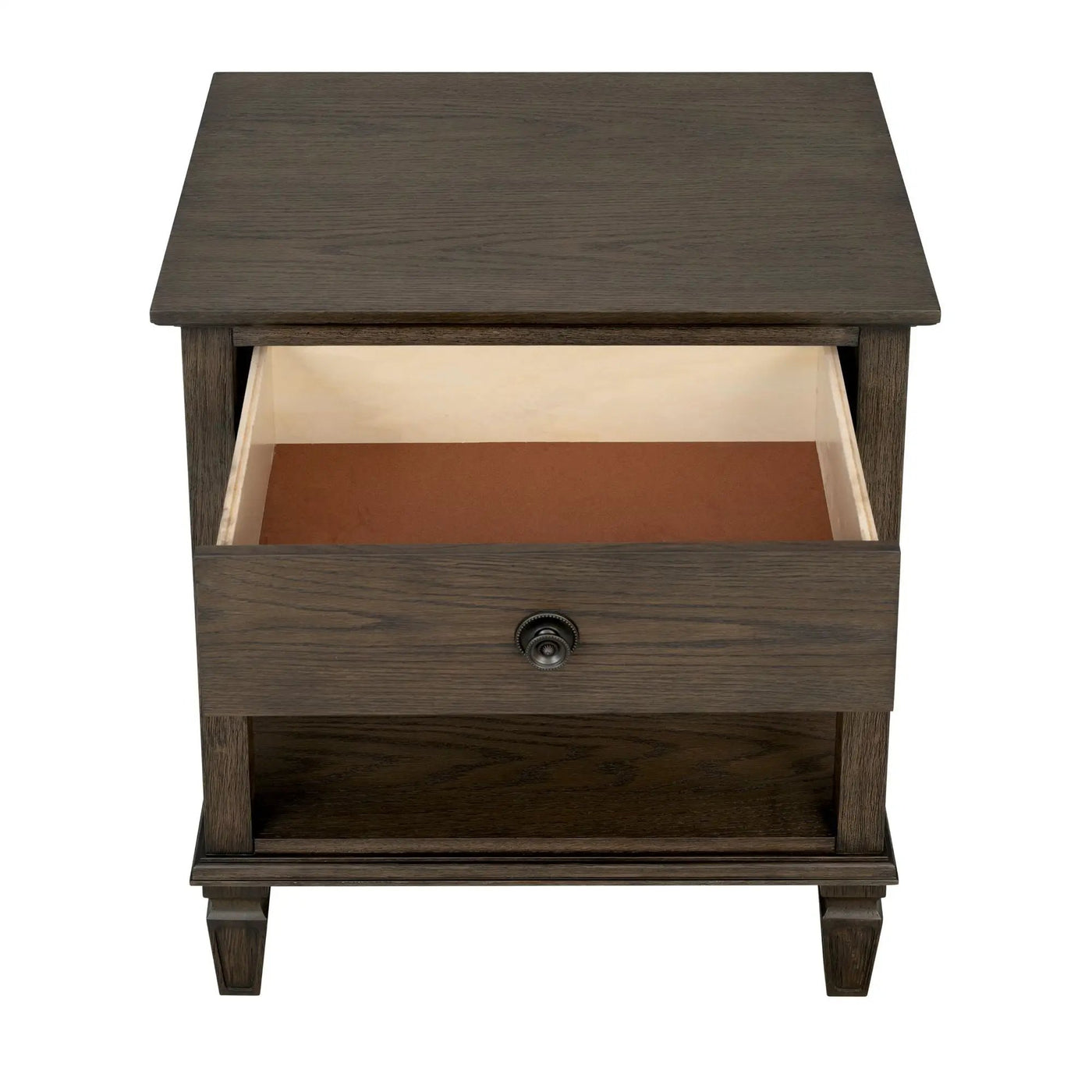 Victoria - Bedside Table With Drawer And Shelf by HouseOfZazla