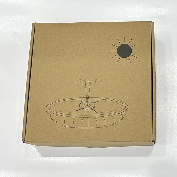 SZMP Solar Fountain Upgrade, 3.5W Solar Powered Bird Bath Fountains with Flower, Outdoor Water Feature Solar Pump with 7-in-1 Nozzles, 4 Fixed Pipes for Humingbirds, Garden, Pool, Pond, and Fish Tank by GreenHaven Gardens
