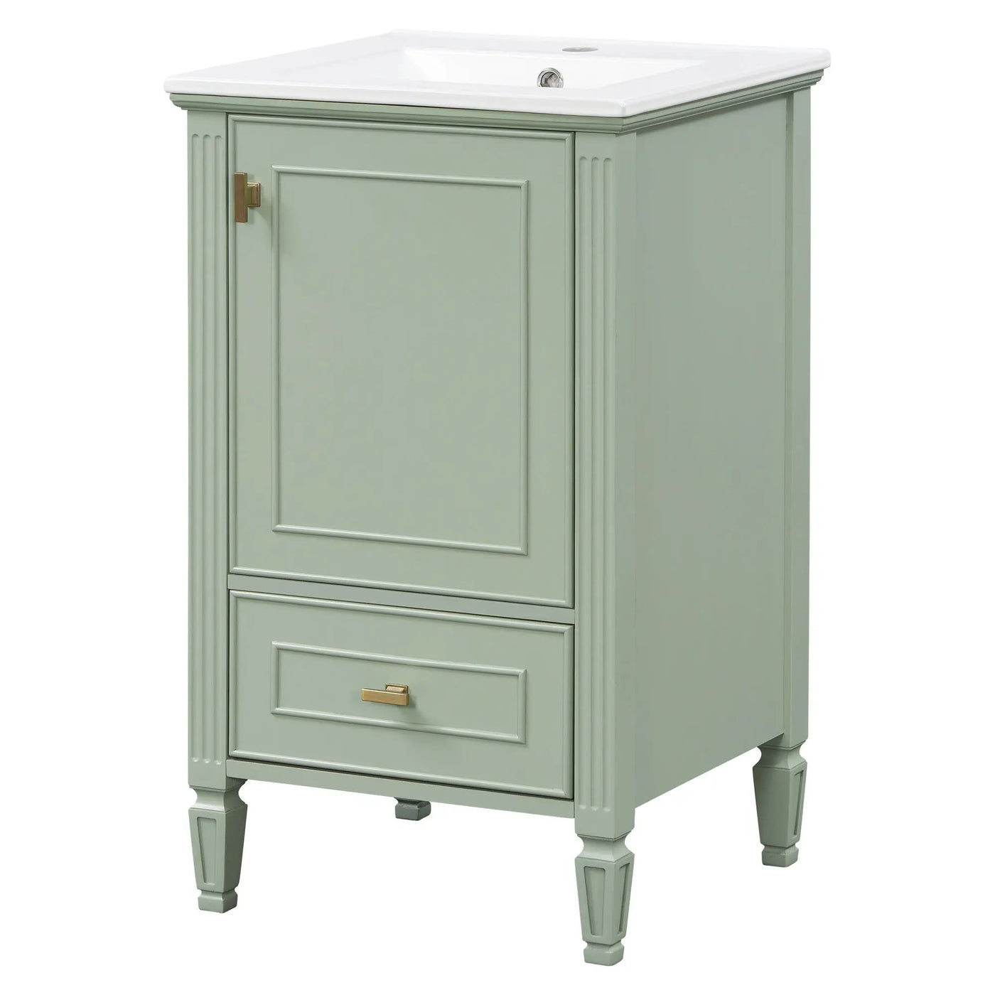 Retro Bathroom Vanity With Sink by HouseOfZazla