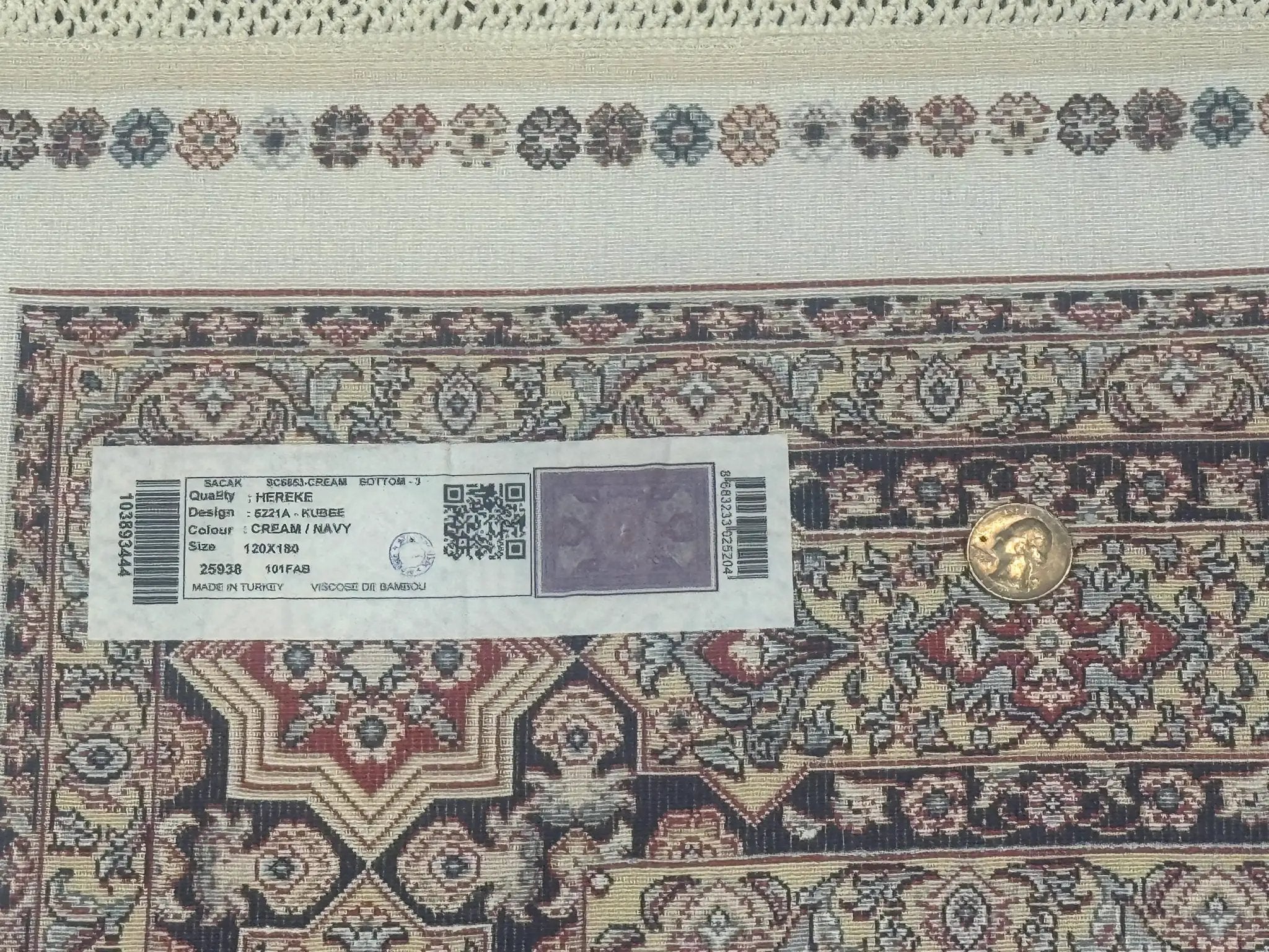 Turkish Silk Rug 4x6, Dome Design, Memluk Carpet, Bamboo Silk, New by Jewel Rugs